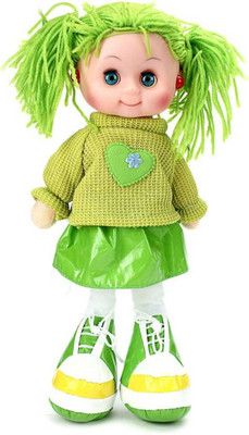 Awadh Toys Birthday Gift Doll With Light & Music - 32 cm(Green)