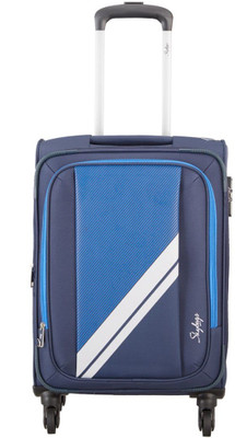 

Skybags STELLAR 4W EXP STROLLY 57 ASPHALT BLUE Expandable Cabin Luggage -  inch(Blue