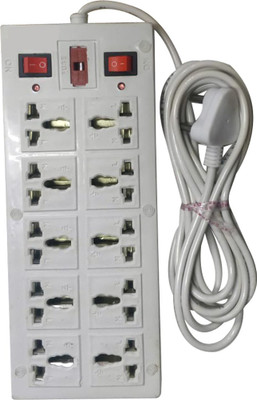 

Element Extension_Rectangle white 10 Socket Surge Protector(White)