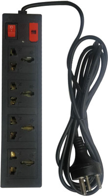 

Element Extension_Rectangle Black 4 Socket Surge Protector(Black)