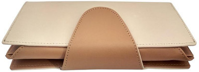 LI LEANE Leatherette Ladies Document Hold Wallet(Beige, Tan)