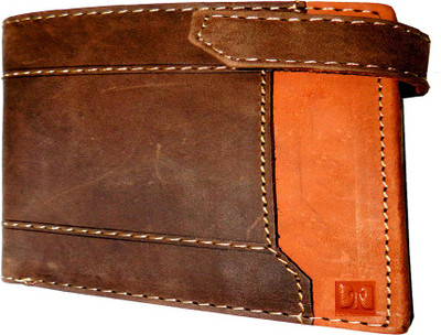 

DTDINTERNATIONAL Men Brown Genuine Leather Wallet(12 Card Slots)