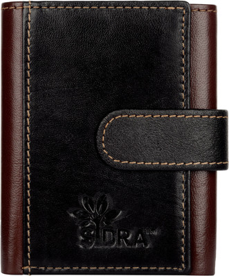 

Sidra Men Casual Brown Genuine Leather Wallet(12 Card Slots), Black