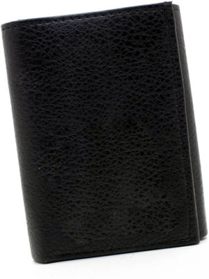 

Macberry Boys Formal Black Artificial Leather Wallet(5 Card Slots)
