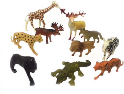 

YNS Crafts Stock Jungle Animal Toy Animal 15(Multicolor)
