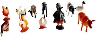 

YNS Crafts Stock Farm Animal Toy 2(Multicolor)