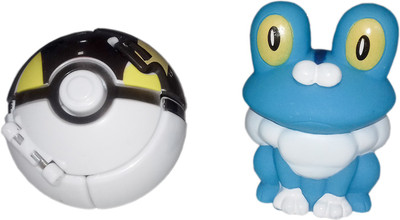 

kidoz kingdom POKEMON FIGURE WITH POKE BALL - BLUE(Multicolor)