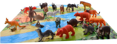 

YNS Crafts Stock Jungle Animal Toy 4(Multicolor)
