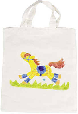 

Goki Cotton bag small Plain,offwhite color