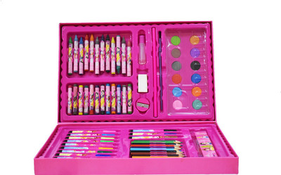 

ToyzIsland Exclusive Hello Kitty 54Pc Colour Kit Big Size/Crayons Water Color/Kids Gift Pack/ School Set