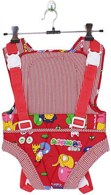 

Bagaholics Printed Baby Carrier Backpack Baby Holding Strap Adjustable Carry Bag Baby Carrier - Best for Baby Baby Carrier(Red, Back Carry)