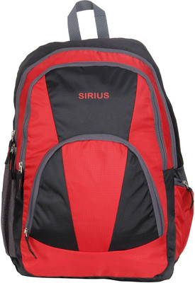 

Sirius Fashion Red/black 25ltr water proof 25 Backpack(Red, Black), Black and red