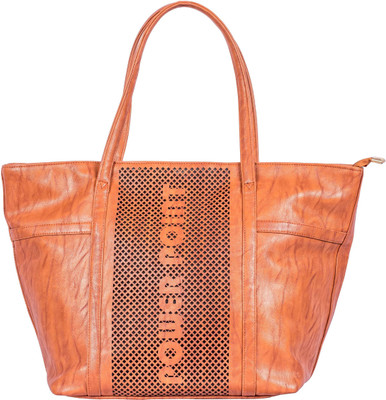 

Power Point Skin Brown Ladies Handbag Waterproof Shoulder Bag(Brown, 18 L)