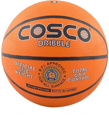 

Cosco Dribble Basketball - Size: (Pack of 1, Multicolor, Multiple