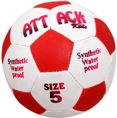 

Attack Red&White Football - Size: (Pack of 1, Multicolor