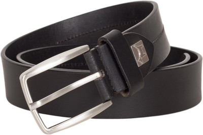 

Pelpe Men Casual Black Genuine Leather Belt