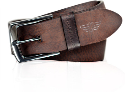 

Police Men Brown Genuine Leather Belt