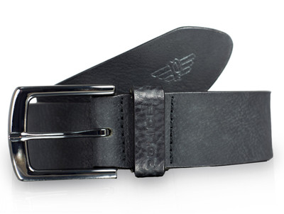

Police Men Black Genuine Leather Belt