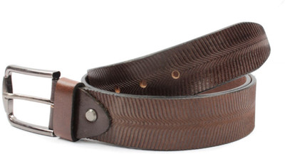 

Footvalle Men Brown Genuine Leather Belt