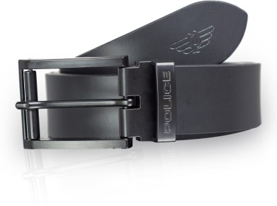 

Police Men Black Genuine Leather Belt