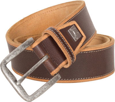 

Pelpe Men Casual Brown Genuine Leather Belt, Chocolate
