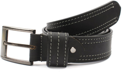 

Footvalle Men Black Genuine Leather Belt