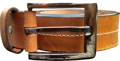 

Justrack Men Casual, Evening, Party, Formal Tan Genuine Leather Belt