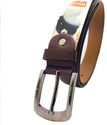 

Jimmy Carter Men Brown Genuine Leather Belt