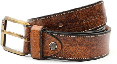 

Footvalle Men Brown Genuine Leather Belt