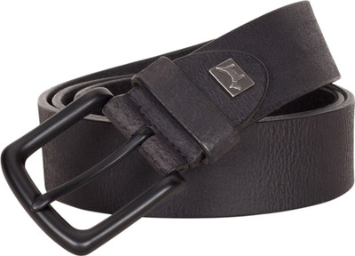 

Pelpe Men Casual Black Genuine Leather Belt