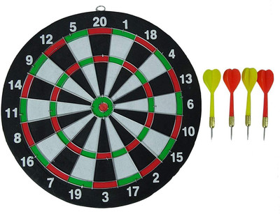 

RAV DART BOARD 12 INCH 12 inch Dart Board(Multicolor)