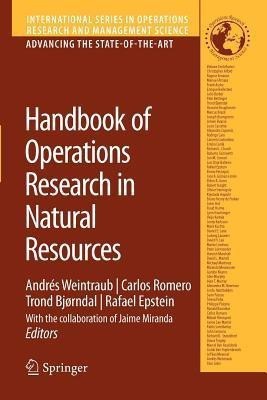 Handbook of Operations Research in Natural Resources(English, Paperback, unknown)