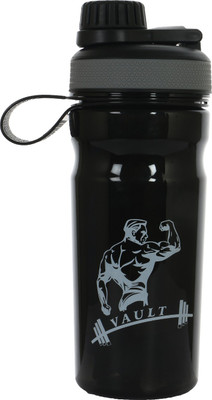

Vault Sports Protein / / Gym Bottle with New Design Plastic 600 ml 0 Shaker(Pack of 1, Black)