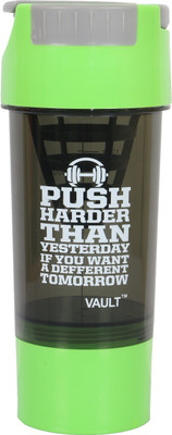 

Vault Smart Protein Shaker Bottle for gym 400 ml 400 Shaker(Pack of 1, Green)