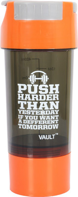 

Vault Smart Protein Shaker Bottle 400 Shaker(Pack of 1, Orange)