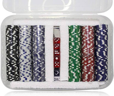 

INDMART 500 Pcs Poker Chips Set Without Case(Multicolor)