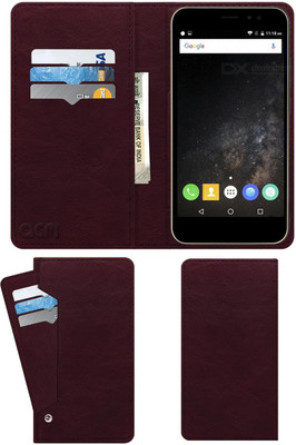 ACM Flip Cover for Zte Nubia N1 Lite(Maroon, Cases with Holder, Pack of: 1)