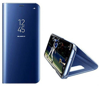 TGK Flip Cover for Samsung Galaxy S8(Blue, Shock Proof)