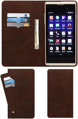 ACM Flip Cover for Zte Blade Buzz V815w(Brown, Cases with Holder, Pack of: 1)