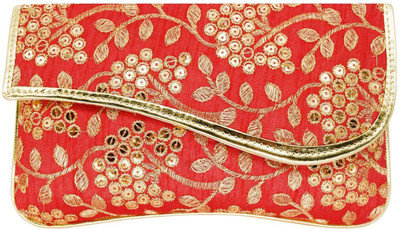 

Bagaholics Casual Red Clutch