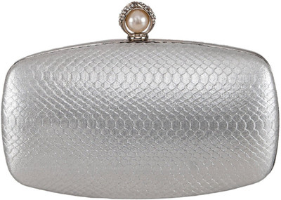 

Peaubella Party, Formal Silver Clutch