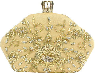 

Bagaholics Party Gold Clutch