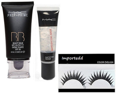 

importedd Eyelashas, Mac BB Cream, Face Primer(Set of 2)