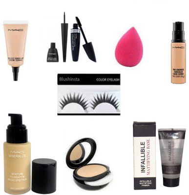 blushinsta combo make up kit(Set of 9)
