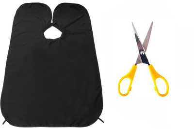 

JAGTEK Beard Shaving Saloon Apron for Home use Scissor(Set of 2)