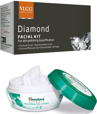 

Himalaya Nourishing Skin Cream, Diamond Facial Kit(Set of 2)
