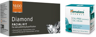 

Himalaya Oil Free Radiance Gel Cream, Diamond Facial Kit(Set of 2)
