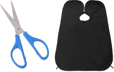 

JAGTEK Beard Shaving Saloon Apron With pocket for Home use Scissor(Set of 2)