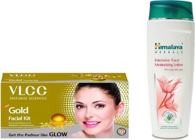 

Himalaya Intensive Face Moisturizing Lotion, Gold Facial Kit(Set of 2)