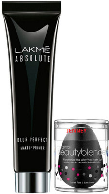 

jenney sponge puff with lakme absolute blur perfect primer(Set of 2)
